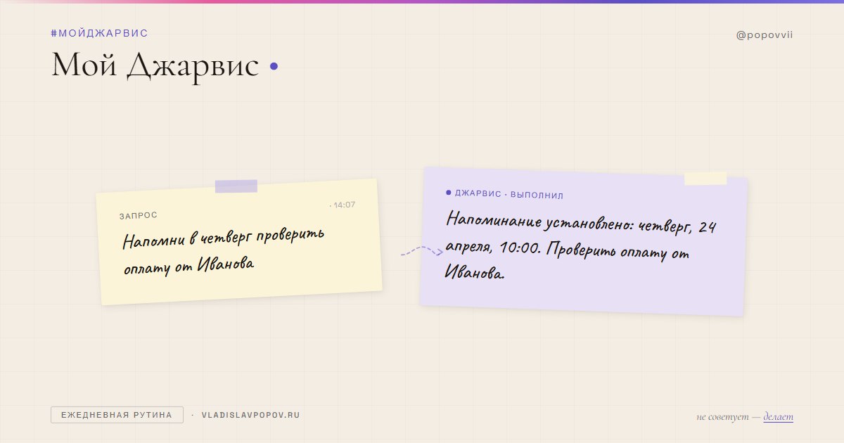 Напоминания без таск-трекера